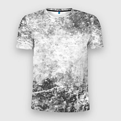 Мужская спорт-футболка Абстракция - серый ветер