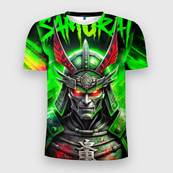 Футболка спортивная мужская Samurai green, цвет: 3D-принт