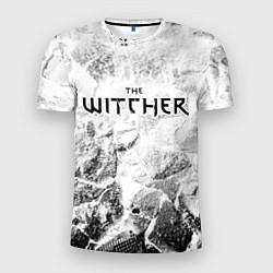 Мужская спорт-футболка The Witcher white graphite