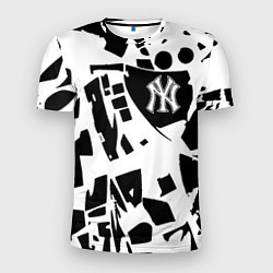 Мужская спорт-футболка New York yankees - abstraction