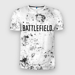 Мужская спорт-футболка Battlefield dirty white craters