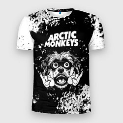 Футболка спортивная мужская Arctic Monkeys рок пес, цвет: 3D-принт