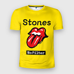 Футболка спортивная мужская Stones no filter, цвет: 3D-принт