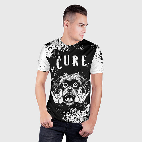 Мужская спорт-футболка The Cure рок пес / 3D-принт – фото 3