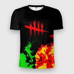 Мужская спорт-футболка Dead by daylight fire