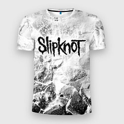 Футболка спортивная мужская Slipknot white graphite, цвет: 3D-принт