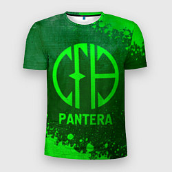 Футболка спортивная мужская Pantera - green gradient, цвет: 3D-принт