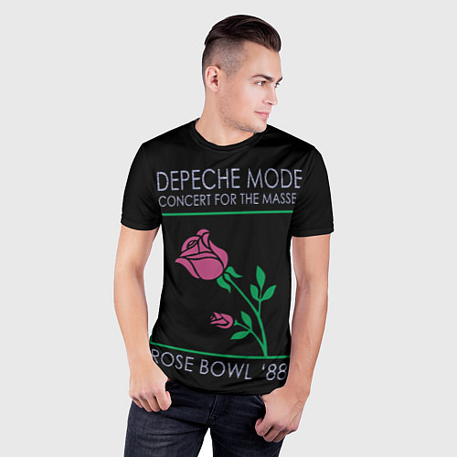 Мужская спорт-футболка Depeche Mode - Rose Bowl / 3D-принт – фото 3