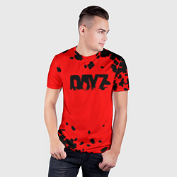 Футболка спортивная мужская Dayz лепестки, цвет: 3D-принт — фото 2