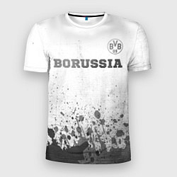 Футболка спортивная мужская Borussia - white gradient посередине, цвет: 3D-принт