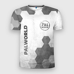 Мужская спорт-футболка Palworld - white gradient вертикально