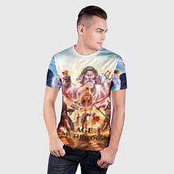 Футболка спортивная мужская Age of mythology персонажи, цвет: 3D-принт — фото 2