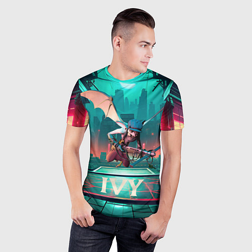 Мужская спорт-футболка Плющ Deadlock / 3D-принт – фото 3