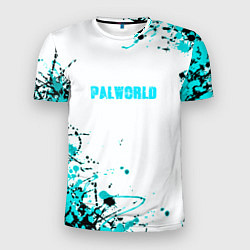 Футболка спортивная мужская Palworld краски, цвет: 3D-принт