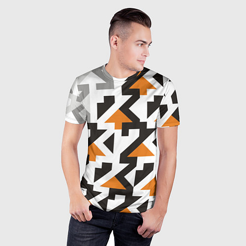 Мужская спорт-футболка Паттерн-23 / 3D-принт – фото 3