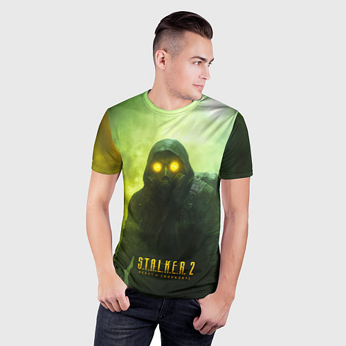 Мужская спорт-футболка Stalker 2 ядовитый дым / 3D-принт – фото 3