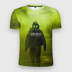 Футболка спортивная мужская Stalker кислотный туман, цвет: 3D-принт