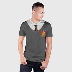 Футболка спортивная мужская Форма Гриффиндора, цвет: 3D-принт — фото 2