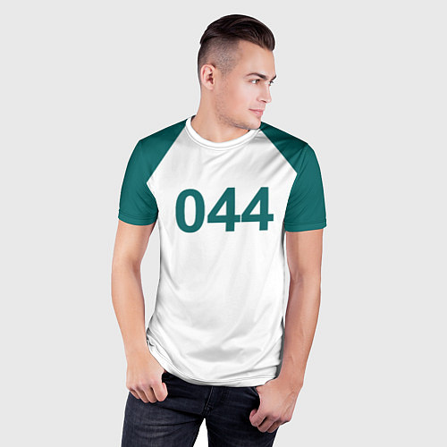 Мужская спорт-футболка Игра в кальмара 044 / 3D-принт – фото 3