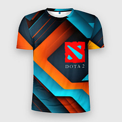 Мужская спорт-футболка Dota 2 абстракция из линий