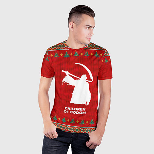 Мужская спорт-футболка Children of Bodom new year / 3D-принт – фото 3