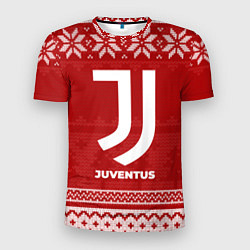 Футболка спортивная мужская Новогодний Juventus, цвет: 3D-принт