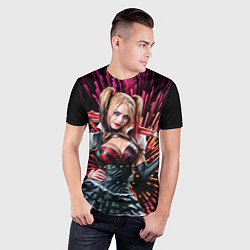 Футболка спортивная мужская Harley Quinn, цвет: 3D-принт — фото 2