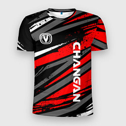 Мужская спорт-футболка Changan - Red sport