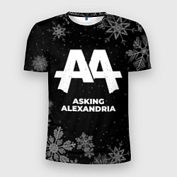Футболка спортивная мужская Снежный Asking Alexandria, цвет: 3D-принт