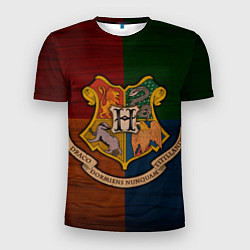 Мужская спорт-футболка Hogwarts emblem