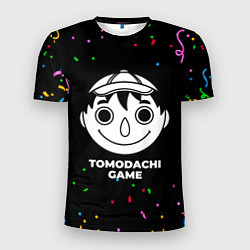 Футболка спортивная мужская Tomodachi Game конфети, цвет: 3D-принт