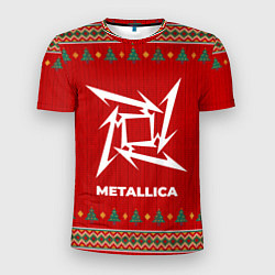 Футболка спортивная мужская Metallica new year, цвет: 3D-принт