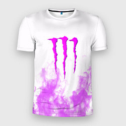 Футболка спортивная мужская Monster energy neon flame, цвет: 3D-принт