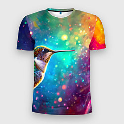 Футболка спортивная мужская Птичка колибри, цвет: 3D-принт