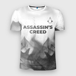 Футболка спортивная мужская Assassins Creed - white gradient посередине, цвет: 3D-принт