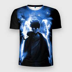 Футболка спортивная мужская Поднятие уровня в одиночку - магистр теней, цвет: 3D-принт