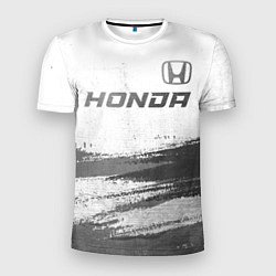 Футболка спортивная мужская Honda - white gradient посередине, цвет: 3D-принт