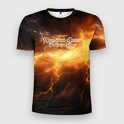 Футболка спортивная мужская Kingdom Come Deliverance 2 молния, цвет: 3D-принт