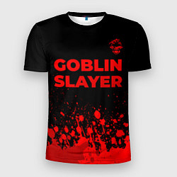 Футболка спортивная мужская Goblin Slayer - red gradient посередине, цвет: 3D-принт