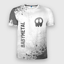 Мужская спорт-футболка Babymetal - white gradient вертикально