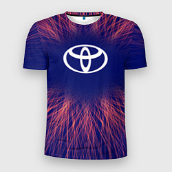Футболка спортивная мужская Toyota red energy, цвет: 3D-принт