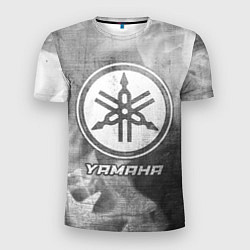 Футболка спортивная мужская Yamaha - grey gradient, цвет: 3D-принт