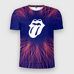 Футболка спортивная мужская Rolling Stones red energy, цвет: 3D-принт