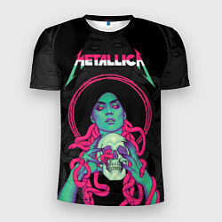 Футболка спортивная мужская Metallica - witch with the skull, цвет: 3D-принт