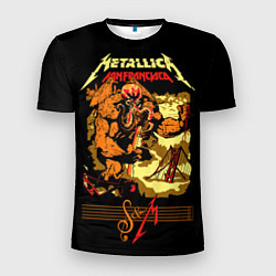 Футболка спортивная мужская Metallica - octopus monster, цвет: 3D-принт