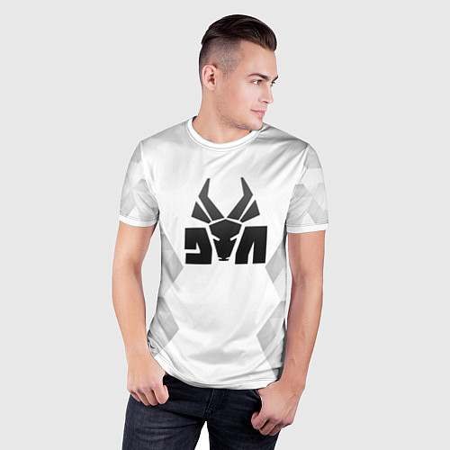 Мужская спорт-футболка Die Antwoord white poly / 3D-принт – фото 3