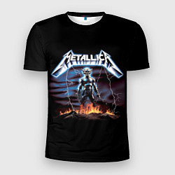 Футболка спортивная мужская Metallica - neon fantasy, цвет: 3D-принт
