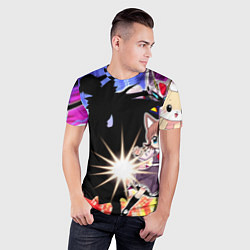 Футболка спортивная мужская Фанату аниме, цвет: 3D-принт — фото 2