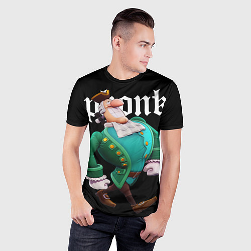 Мужская спорт-футболка Treasure island - Livsey phonk / 3D-принт – фото 3