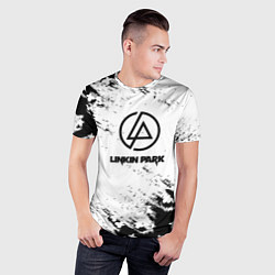 Футболка спортивная мужская Marshmello x Linkin park, цвет: 3D-принт — фото 2